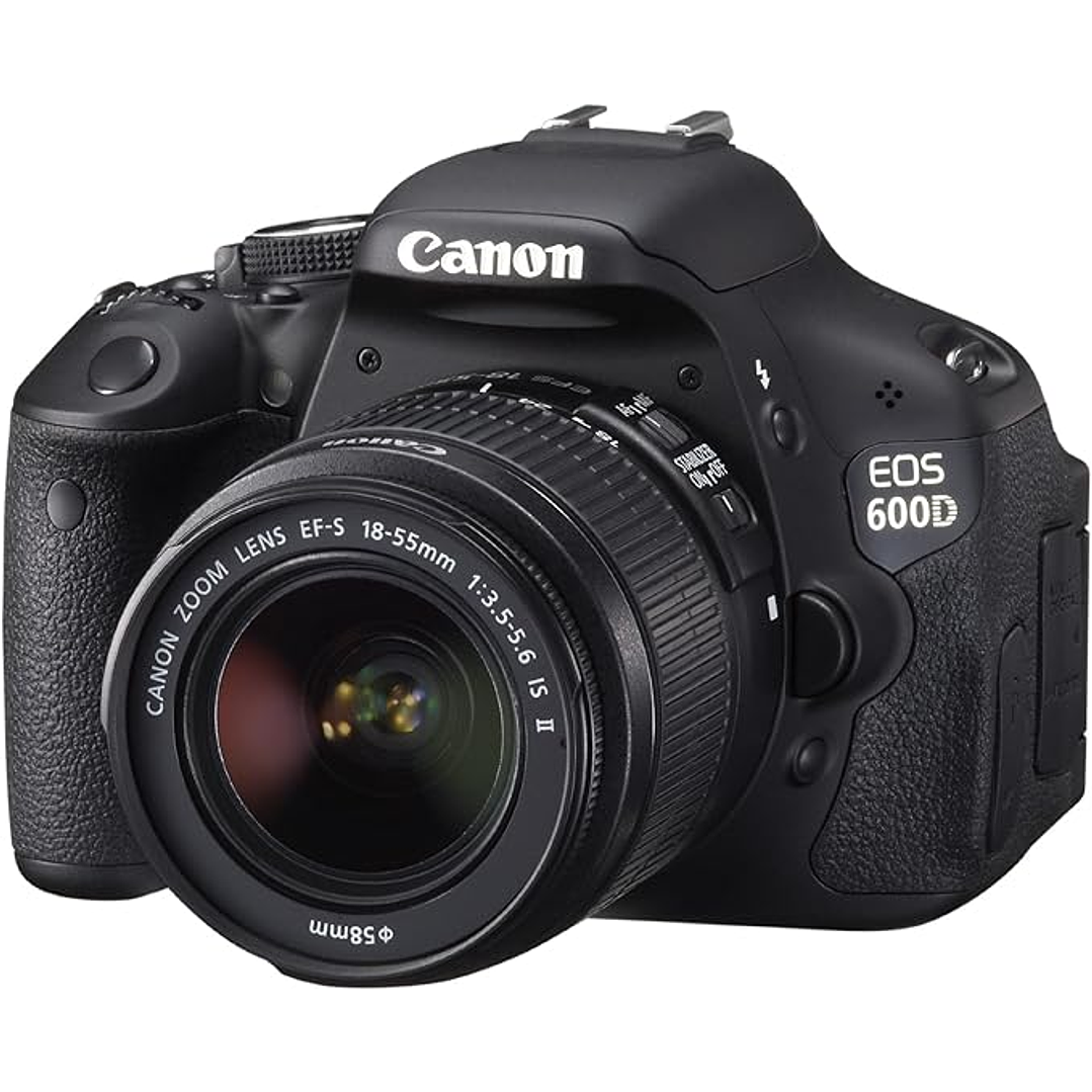 Câmera Canon EOS 600D + lente EF-S 18-55mm f/3.5-5.6 IS II 5
