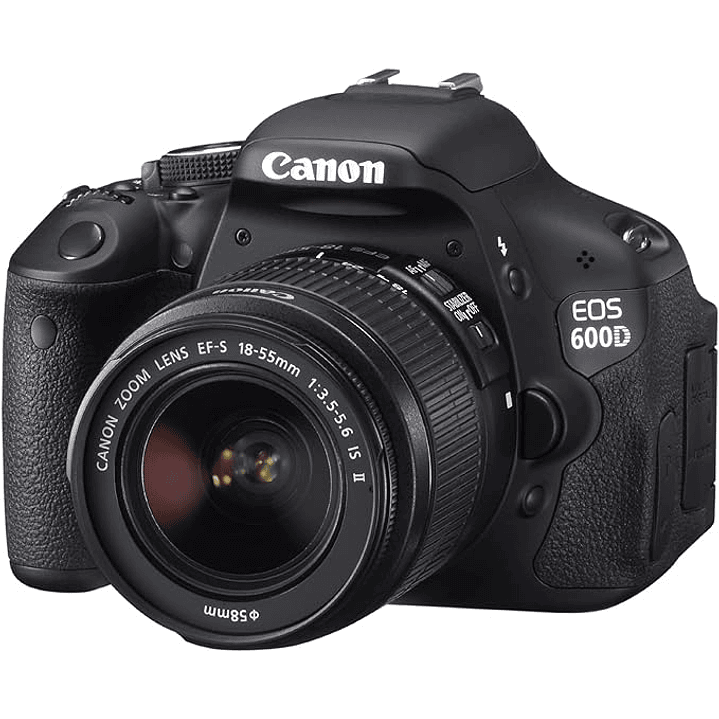 Câmera Canon EOS 600D + lente EF-S 18-55mm f/3.5-5.6 IS II 5