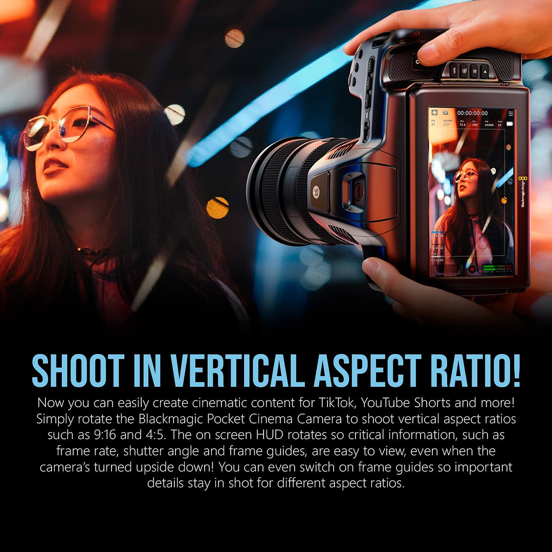 Blackmagic Design Pocket Cinema Camera 4K (somente corpo) 4