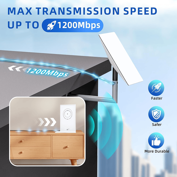 Cabo (46m) para Starlink Gen 2 5