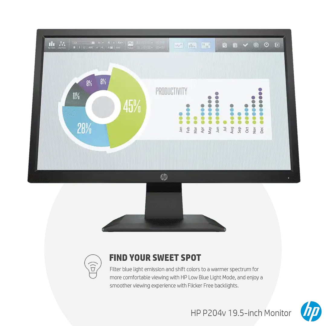 HP P204V 19.5” 2