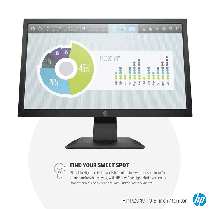 HP P204V 19.5” 2