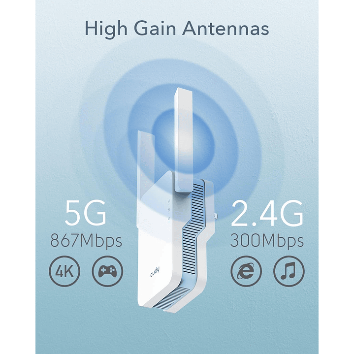 Cudy AC1200 WiFi Extender (RE1200) 7