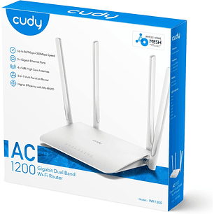 Cudy AC1200 Gigabit WiFi Router (WR1300)