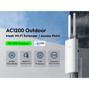 Cudy RE1200 Outdoor AC1200 WiFi 5 