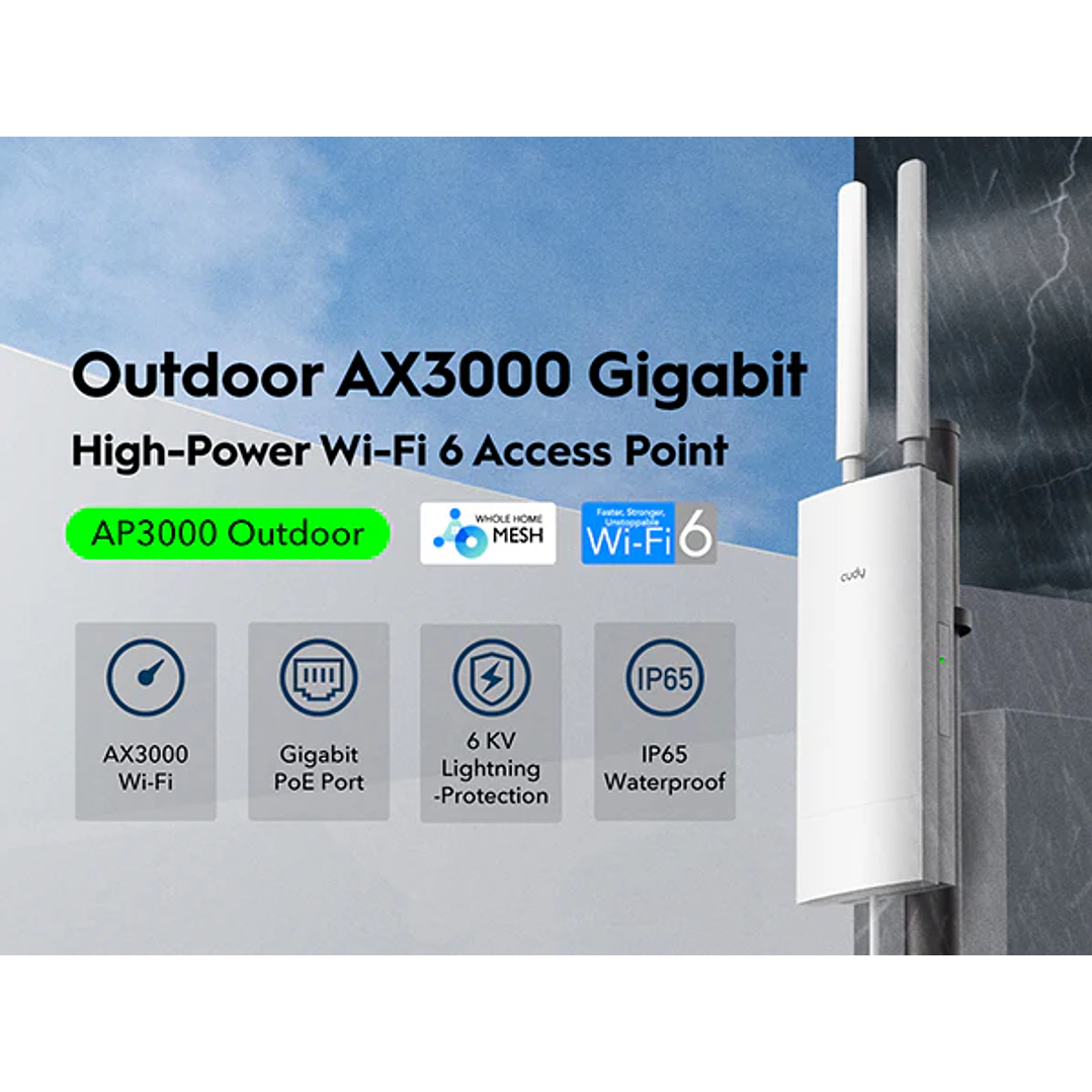 Cudy Outdoor AX3000 AP3000 WiFi 6 4
