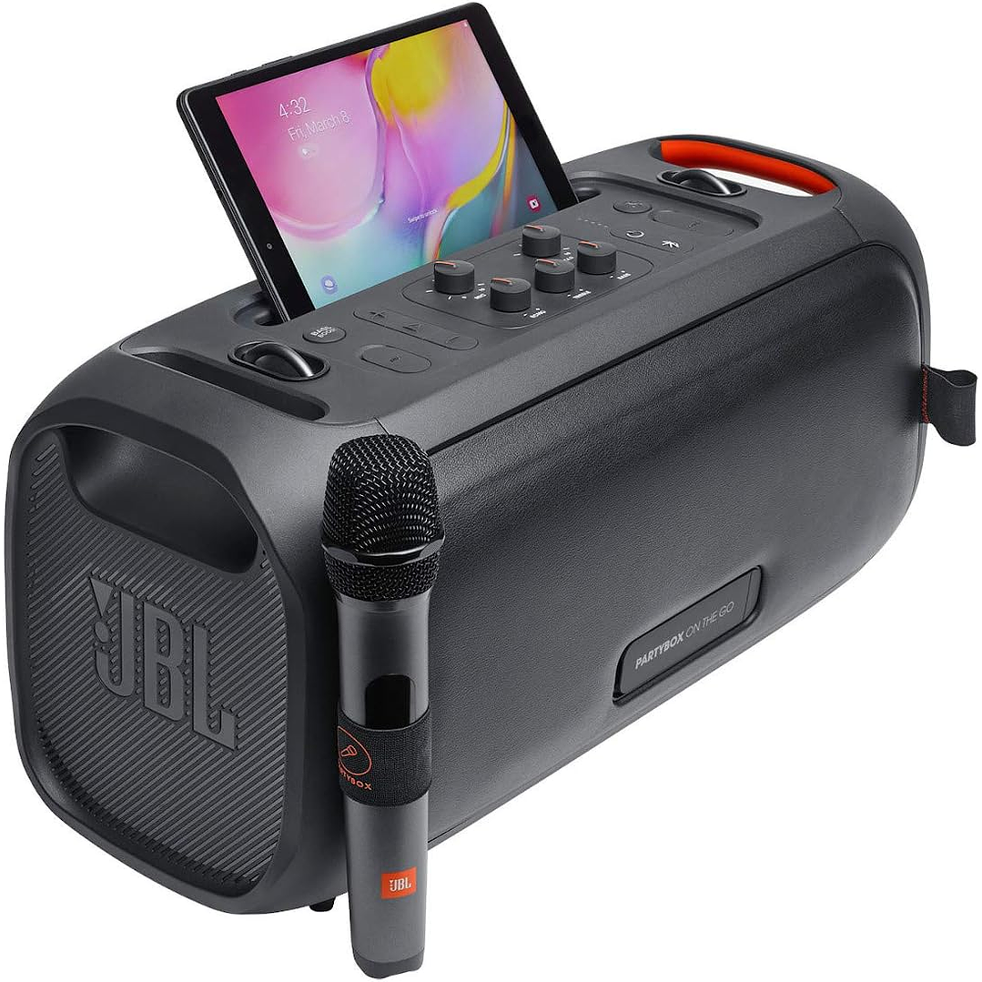 JBL PartyBox On The Go com Microfone 3