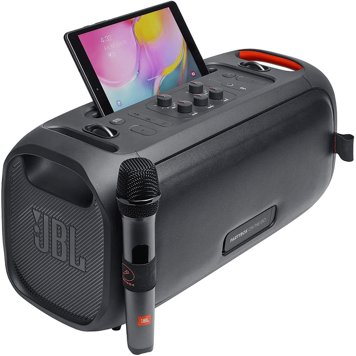 JBL PartyBox On The Go com Microfone 3