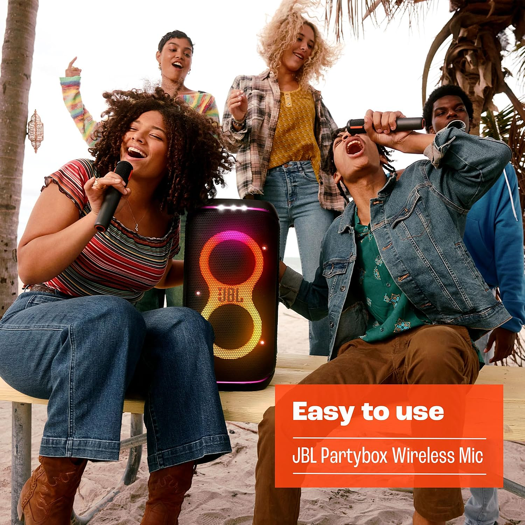 JBL PartyBox Wireless Mic - 2 microfones 4