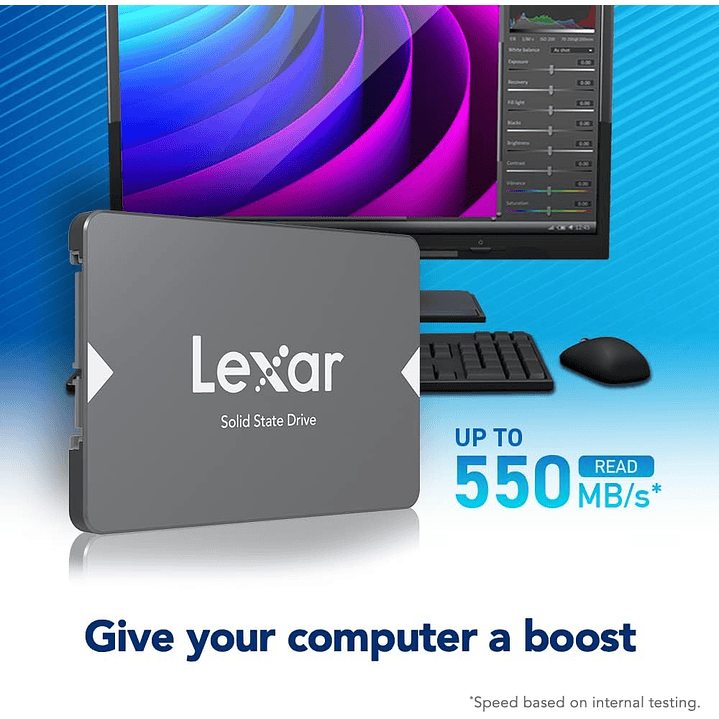Lexar 512GB NS100 SSD 3