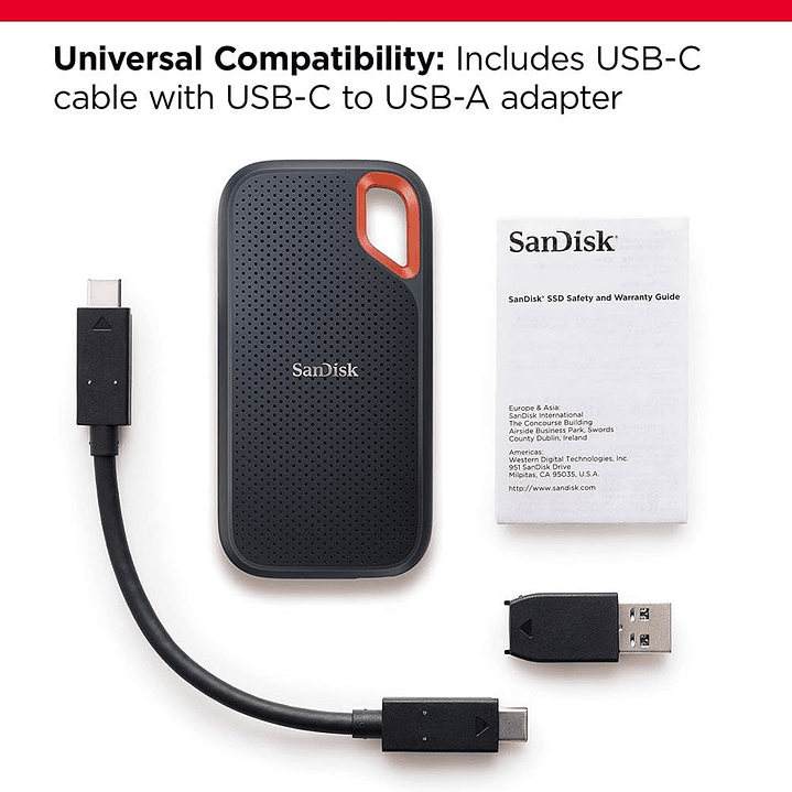 SanDisk 2TB Extreme Portable SSD 6