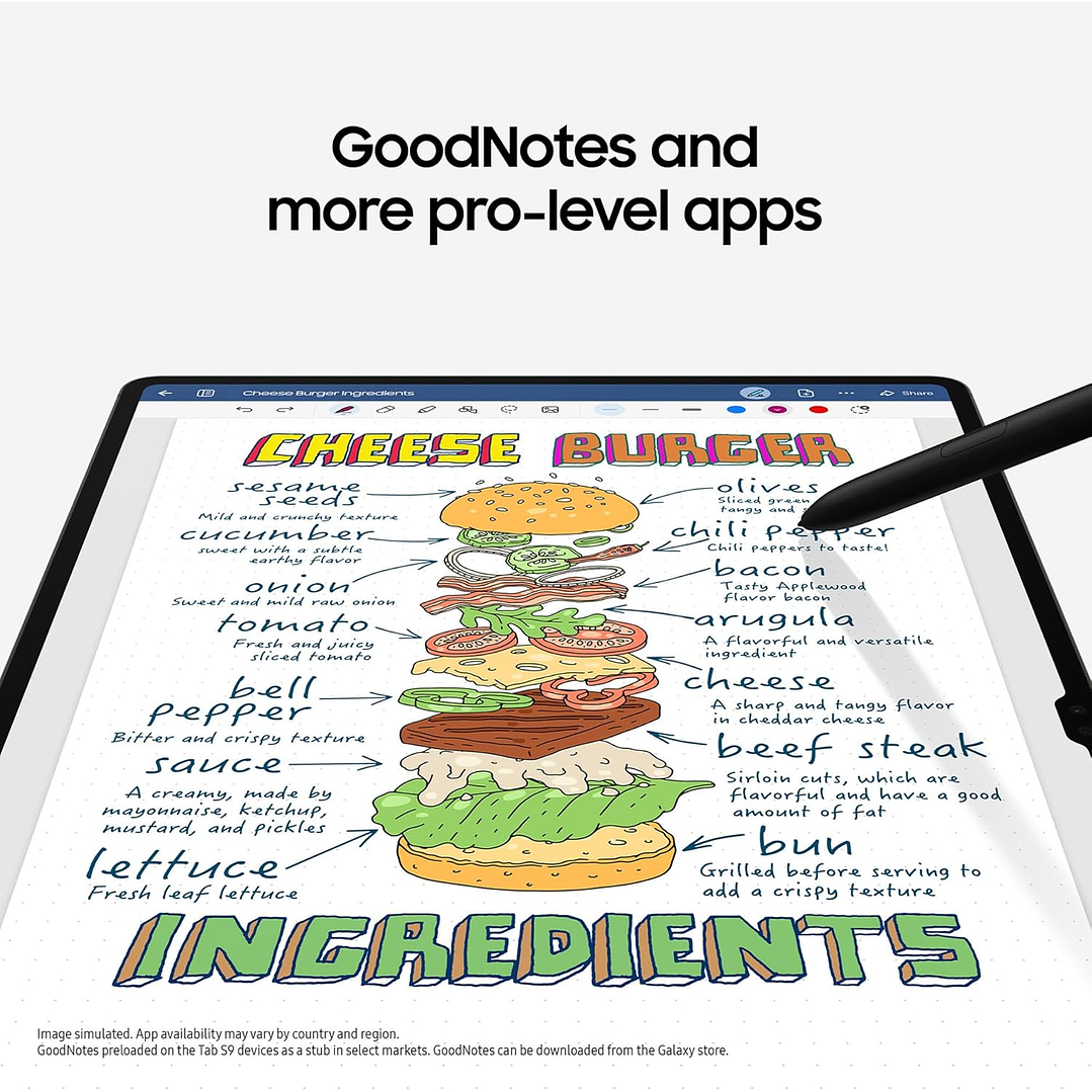 Samsung Galaxy Tab S9 (10.9'' - 256 GB - 8 GB RAM) 10