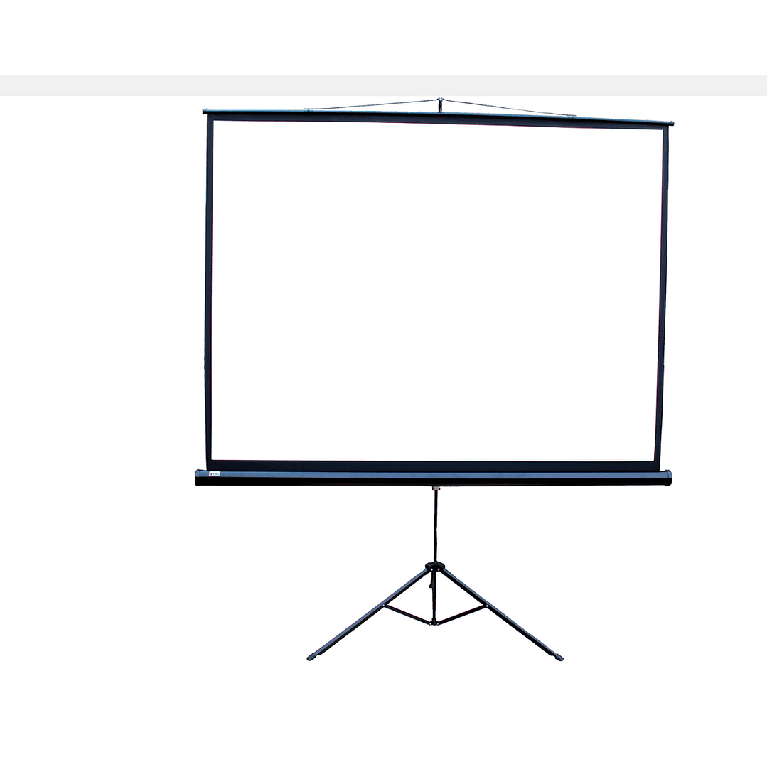 TELA COM TRIPÉ DE PROJEÇÃO 240X240CM (134 POLEGADAS) 1