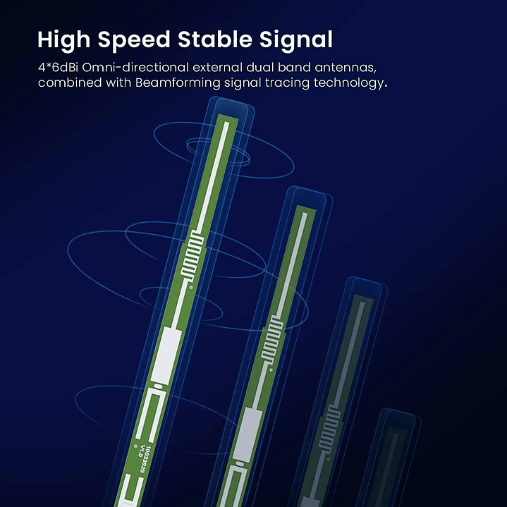 Tenda AC10 AC1200 Wireless Smart Dual-Band Gigabit WiFi Router 3