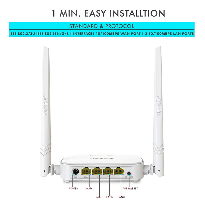 Tenda N301 300Mbps Wireless Router 2