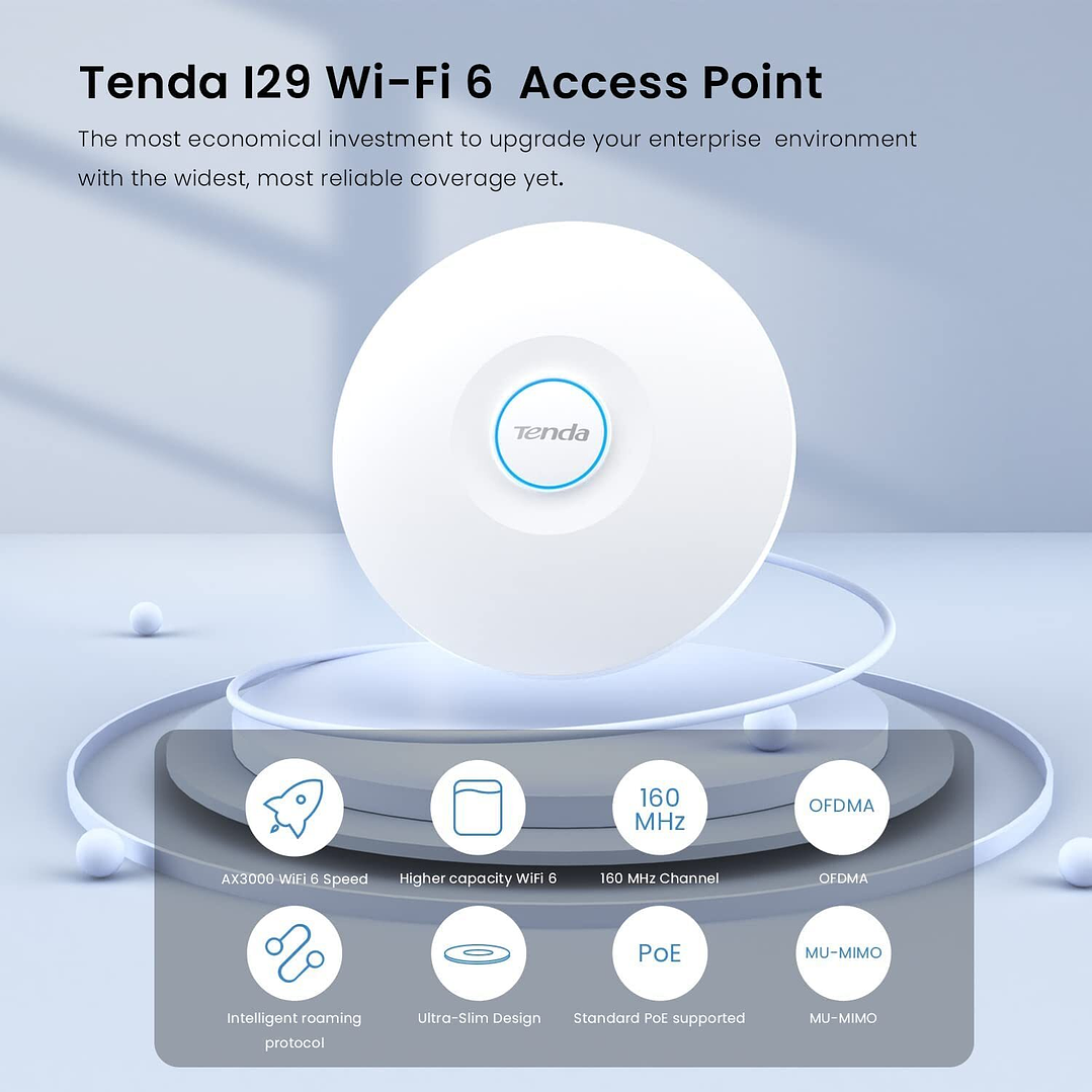 Tenda i29 AX3000 Wi-Fi 6 Long-Range Access Point 2