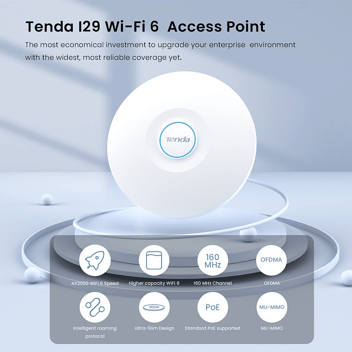 Tenda i29 AX3000 Wi-Fi 6 Long-Range Access Point 2