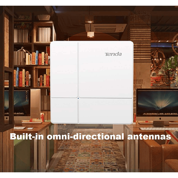 Tenda i24 1200Mbps Dual Band Wave 2 Gigabit Ceiling Mount Access Point 8
