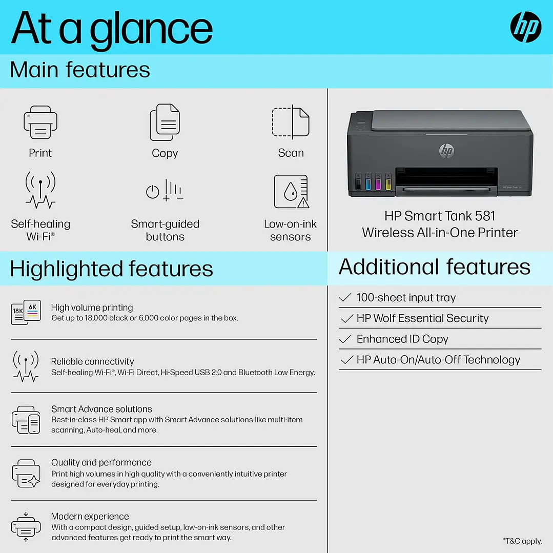 HP Smart Tank 581 All-in-one 5