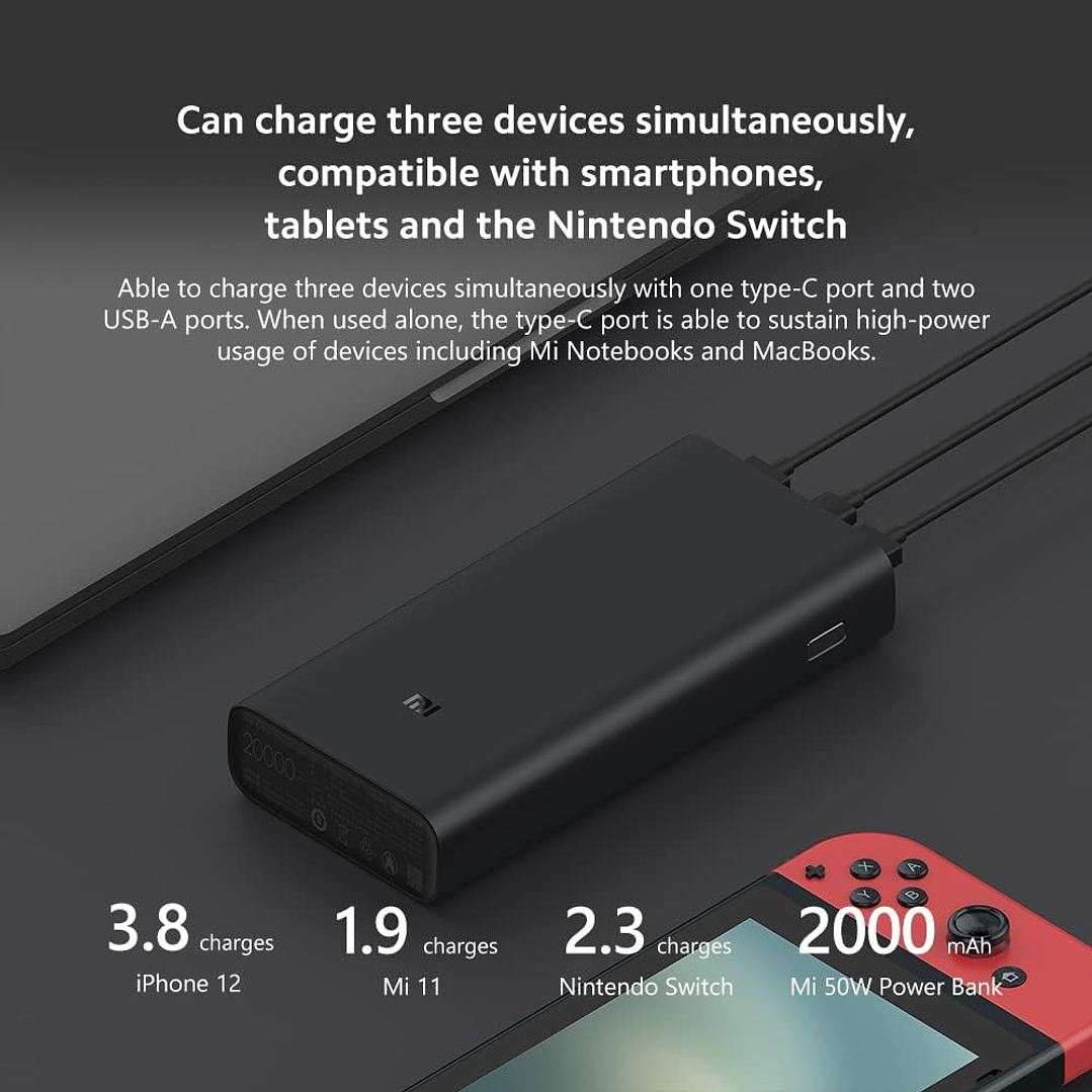 Xiaomi 50W Powerbank 20.000mAh 4