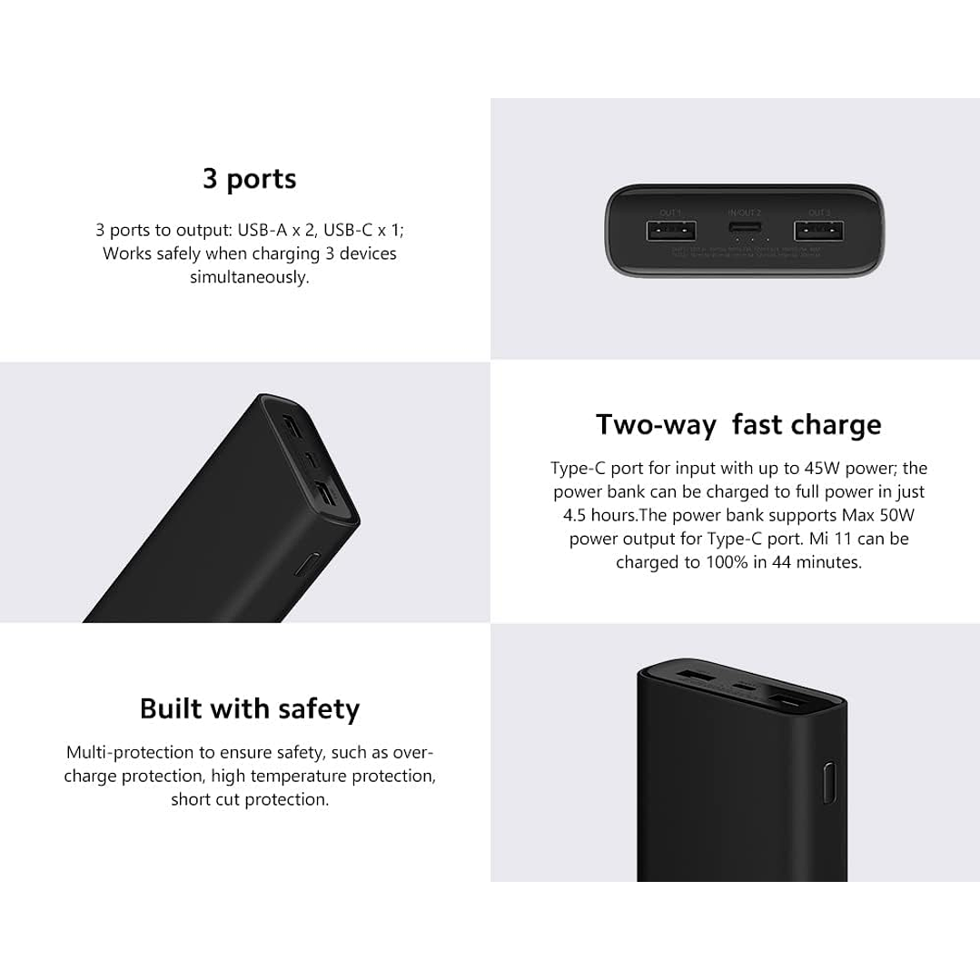 Xiaomi 50W Powerbank 20.000mAh 3
