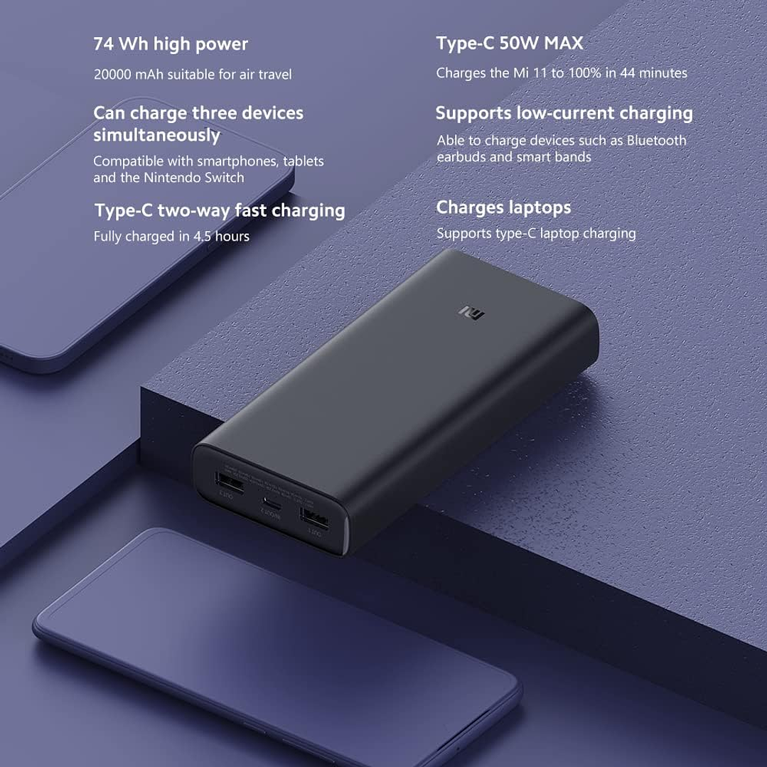 Xiaomi 50W Powerbank 20.000mAh 2