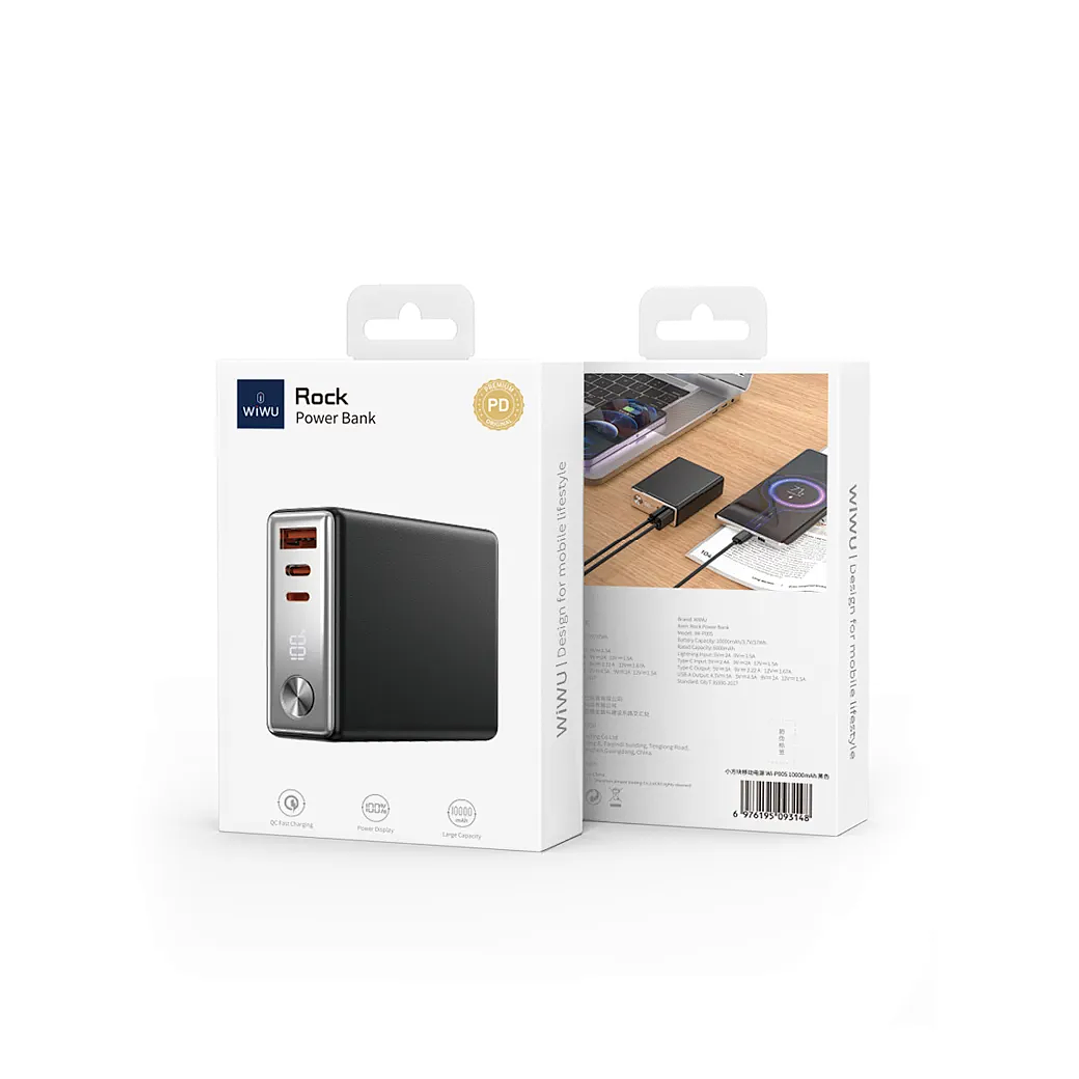 Wiwu Wi-P005 10.000mAh Rock Series Powerbank  5