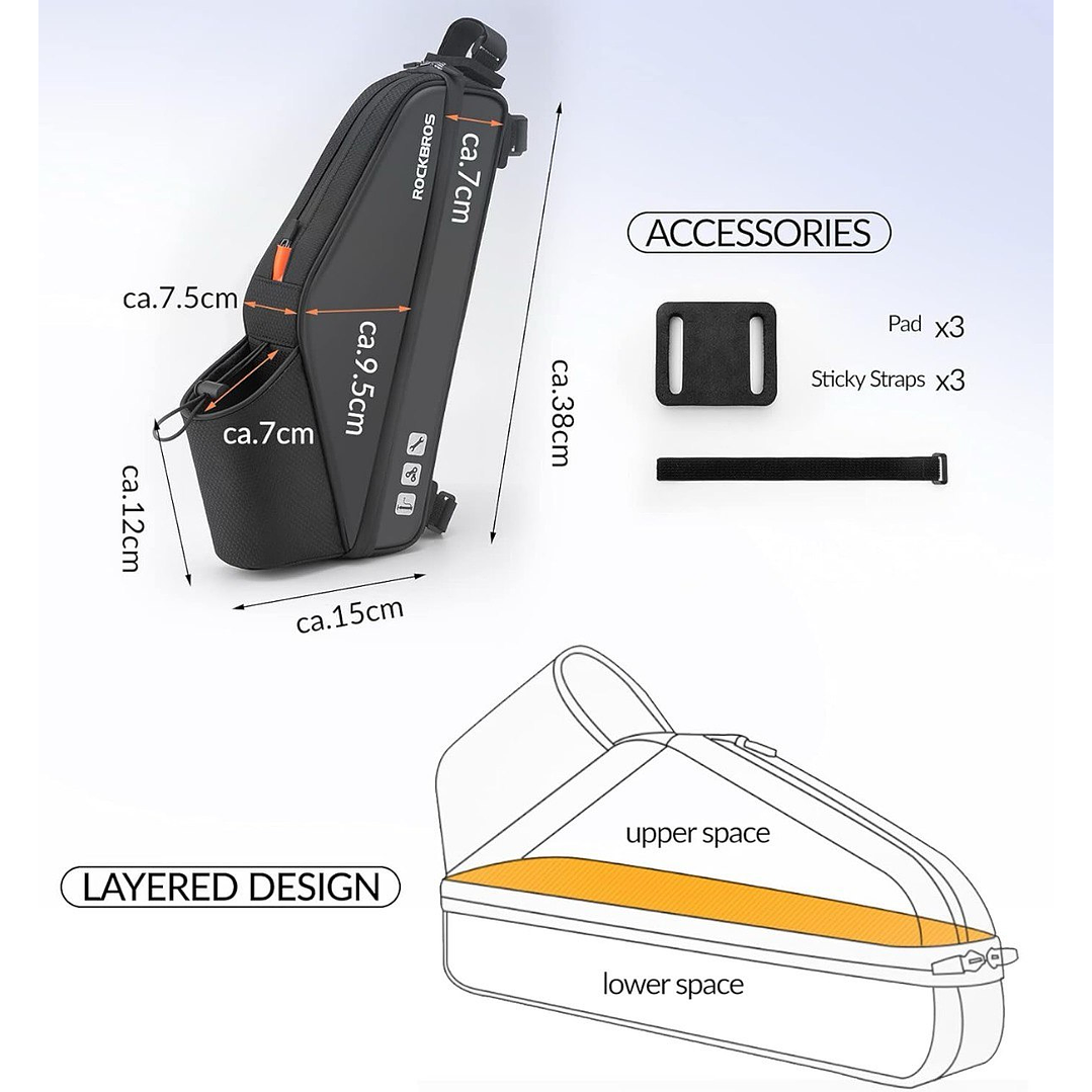 Bolsa para Tubo de Bicicleta ROCKBROS B83 2