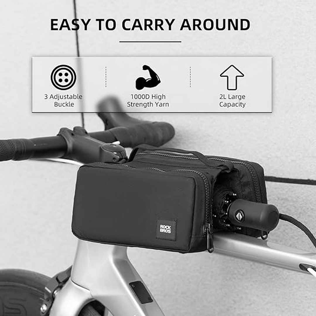 Bolsa para Tubo de Bicicleta ROCKBROS 30120103001 3