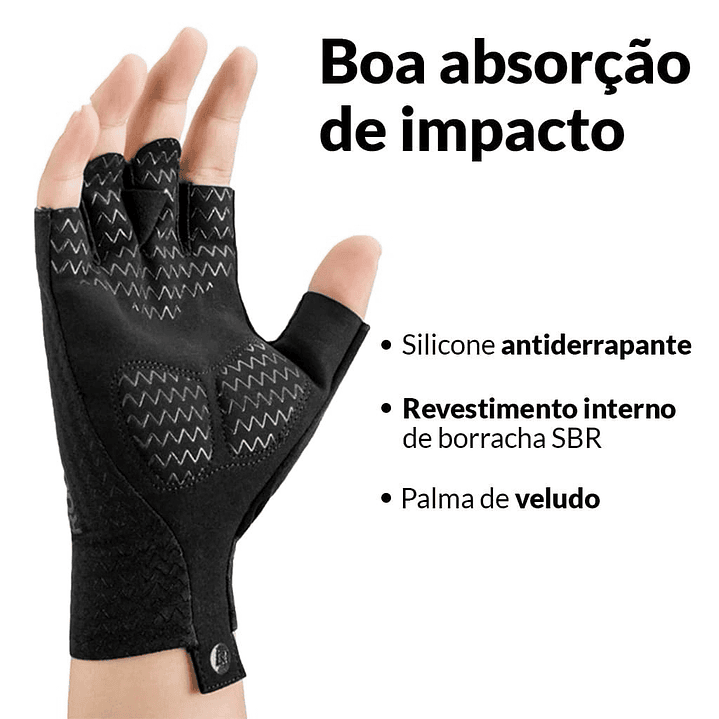 Luvas de Ciclismo Meio Dedo ROCKBROS S221BK-L 3