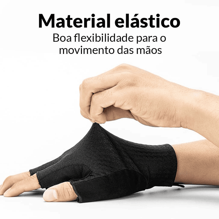 Luvas de Ciclismo Meio Dedo ROCKBROS S221BK-L 4