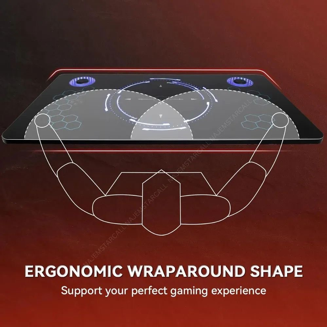 Secretária Gamer Green Lion Automatic RGB Lift Table  4