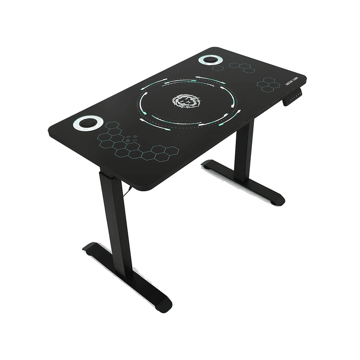 Secretária Gamer Green Lion Automatic RGB Lift Table  2
