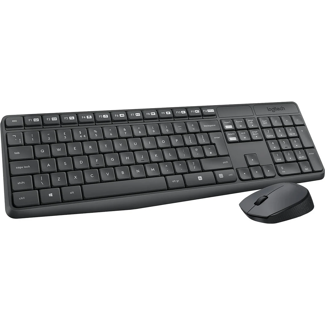 Logitech Wireless Teclado e Mouse MK235  1