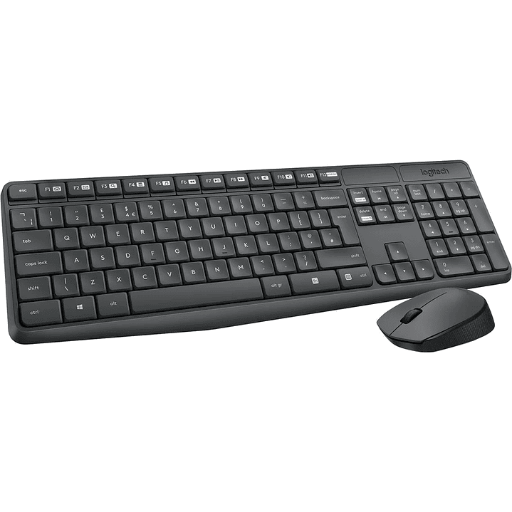 Logitech Wireless Teclado e Mouse MK235  1