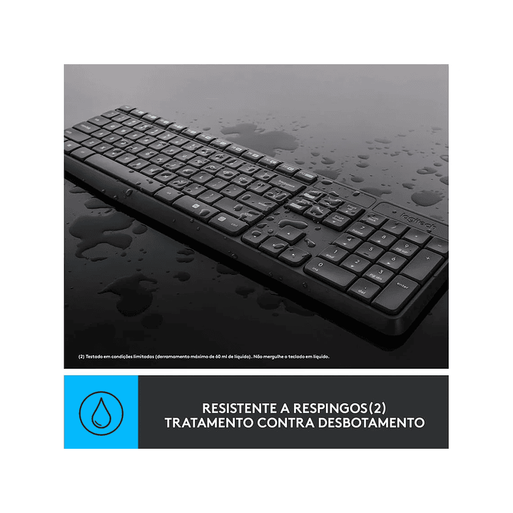 Logitech Wireless Teclado e Mouse MK235  4