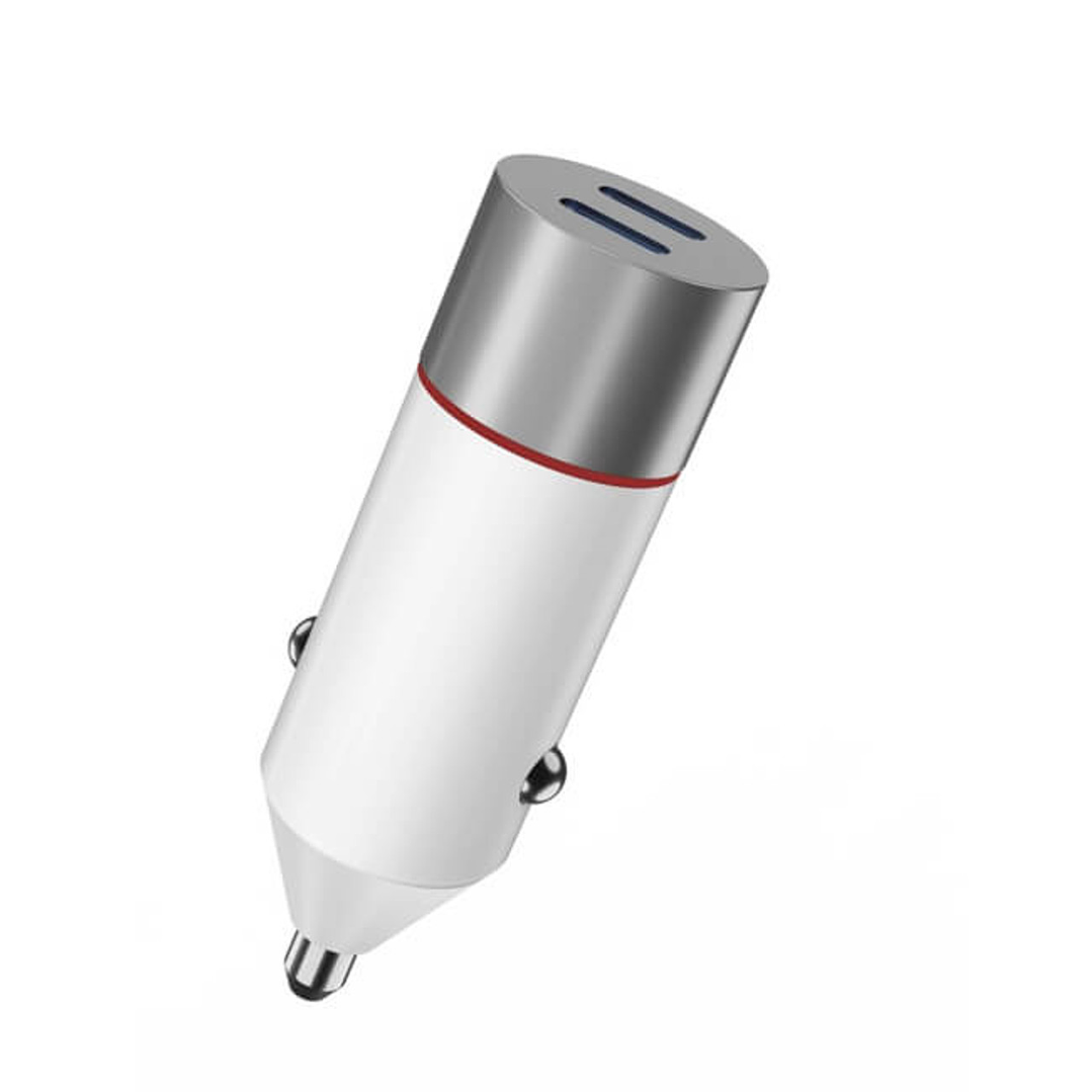 Wiwu Wi-QC023 60W Dual USB C Port Car Charger 1