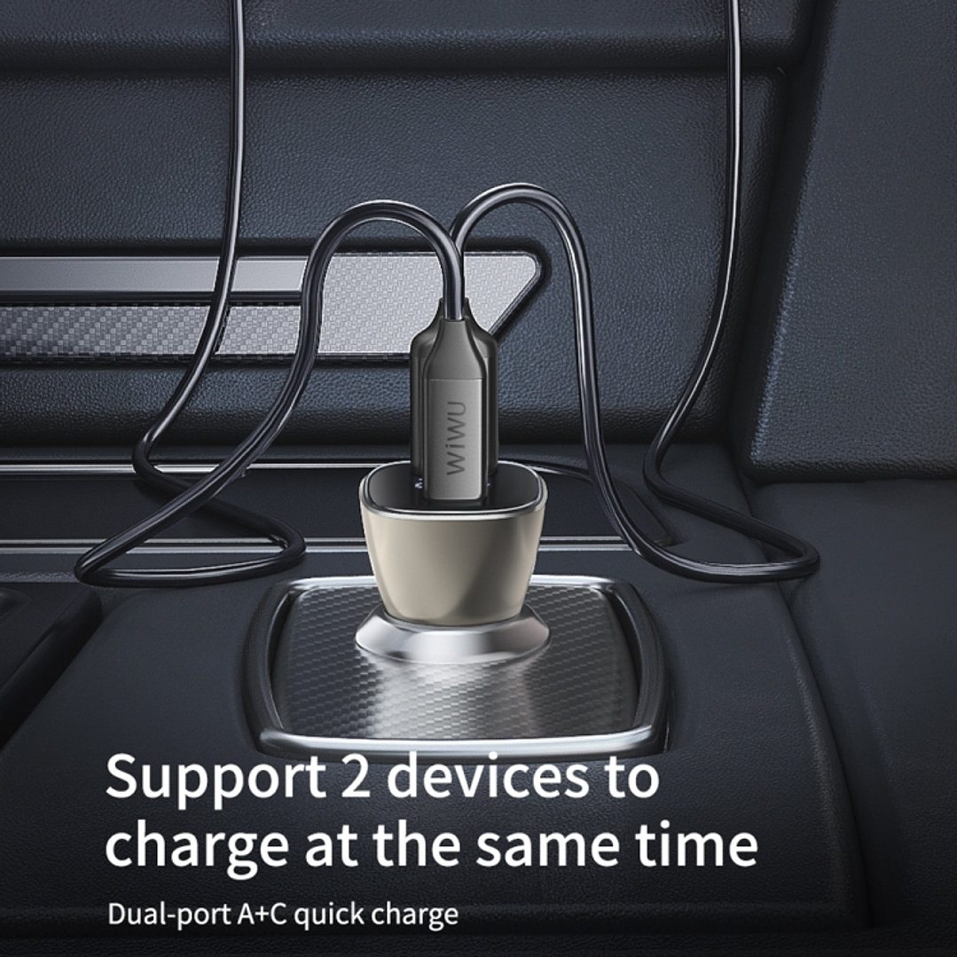 Wiwu PC500 72W Car Charger 5