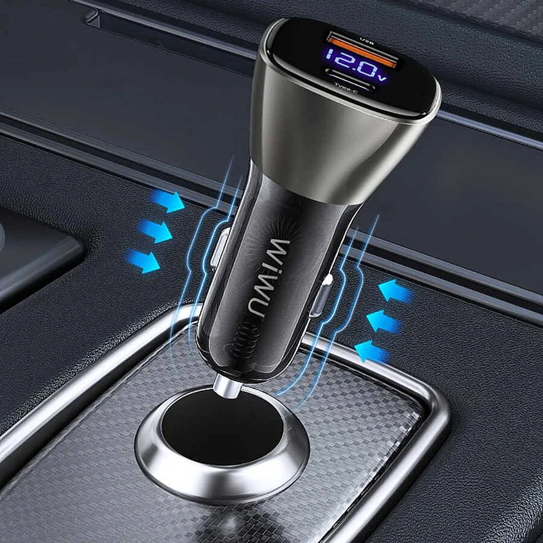 Wiwu PC500 72W Car Charger 8