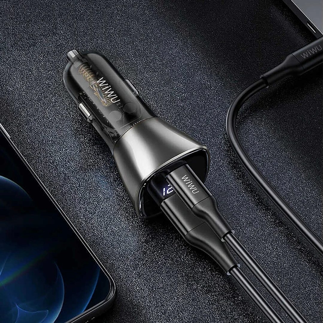 Wiwu PC500 72W Car Charger 10