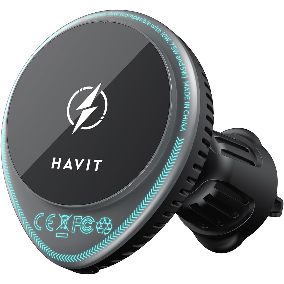 Havit W3036 15W Magsafe Car Charger With Cooling Fan 1