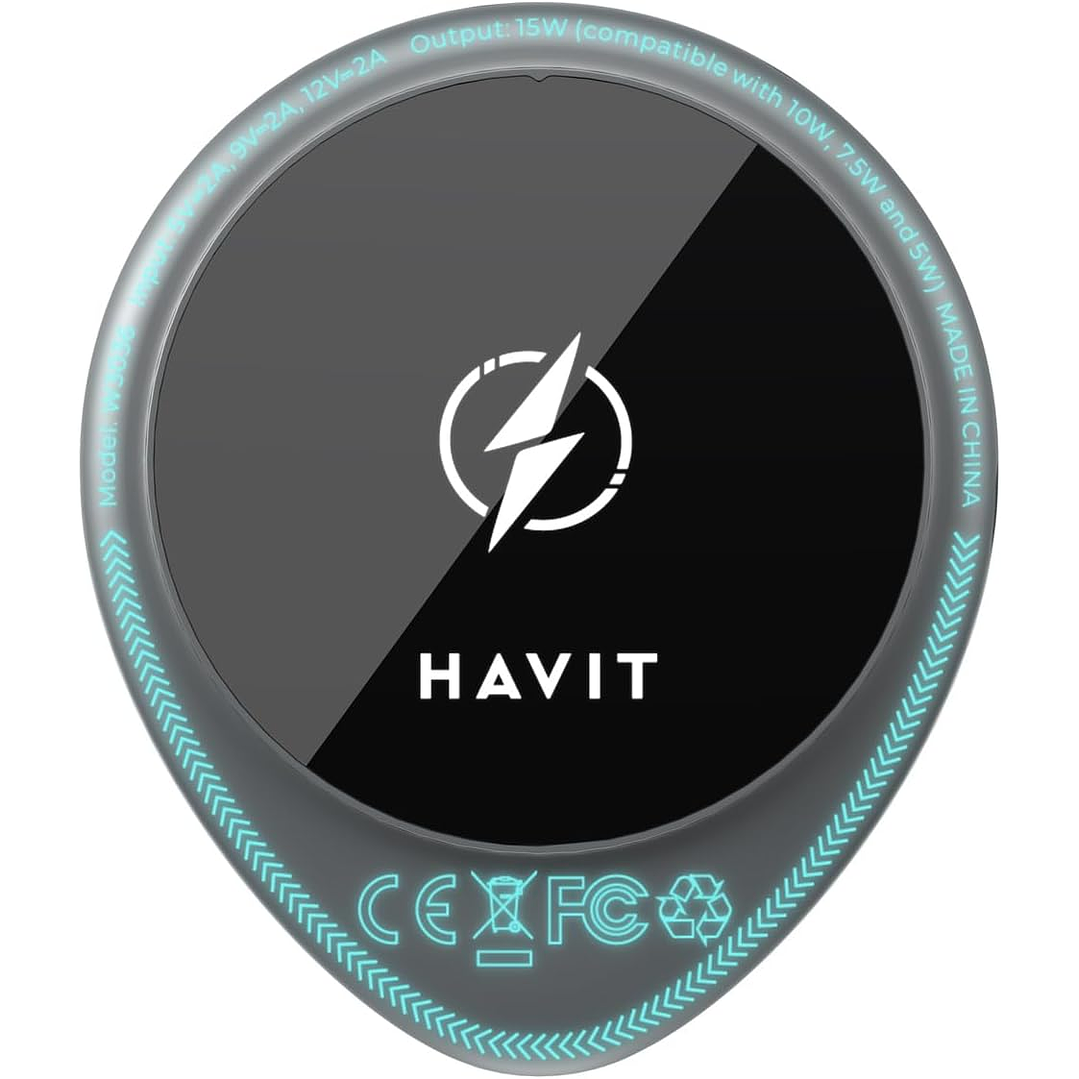 Havit W3036 15W Magsafe Car Charger With Cooling Fan 2