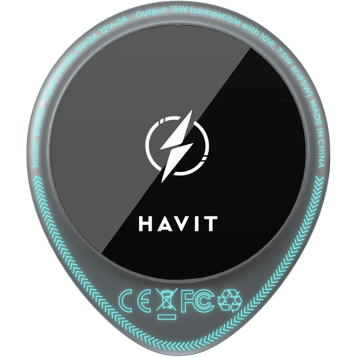 Havit W3036 15W Magsafe Car Charger With Cooling Fan 2