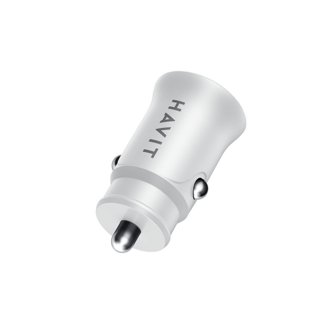 Havit Dual USB-A + USB-C 20W/3A Car Charger 2