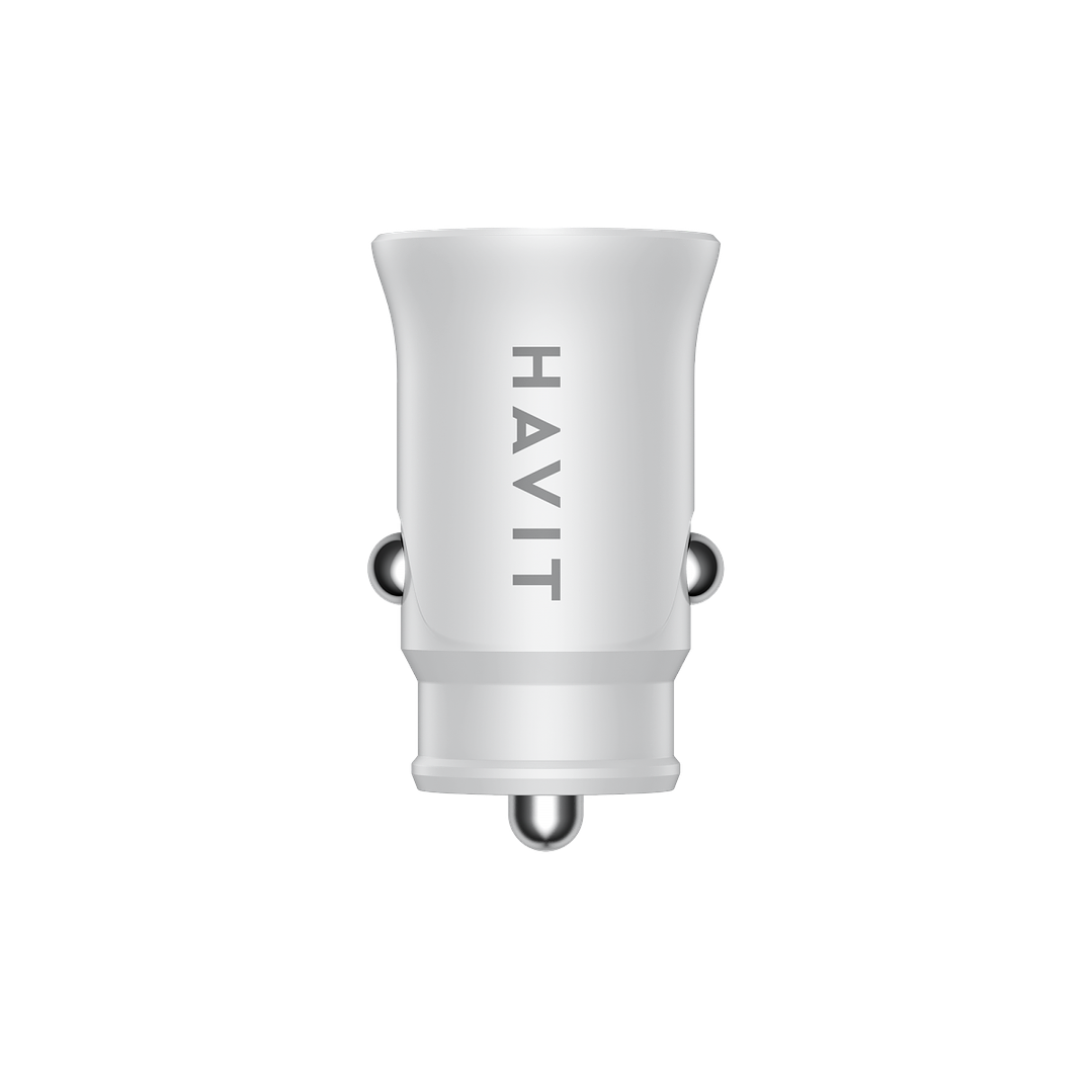 Havit Dual USB-A + USB-C 20W/3A Car Charger 5