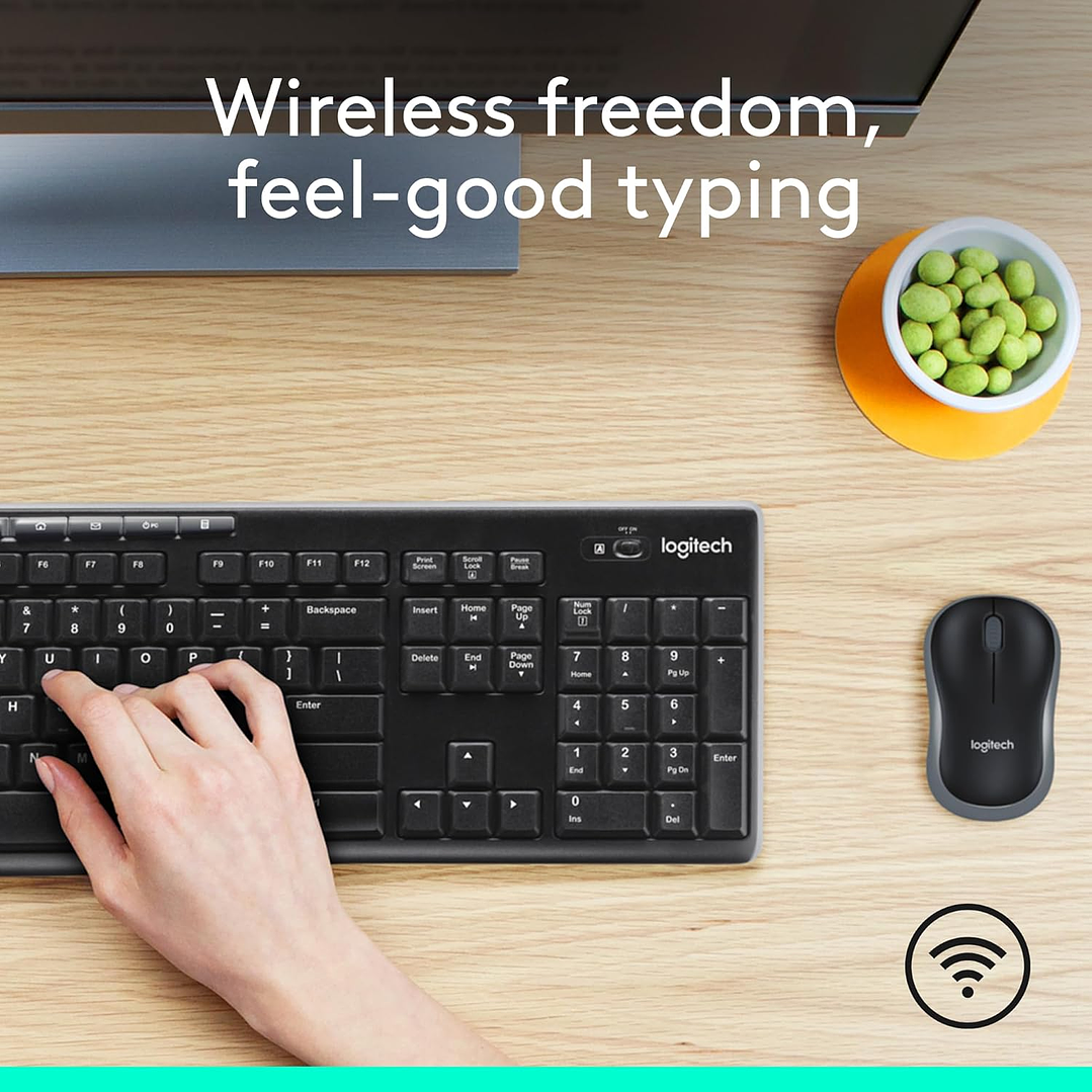 Logitech Wireless Teclado e Mouse MK270 2