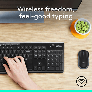 Logitech Wireless Teclado e Mouse MK270