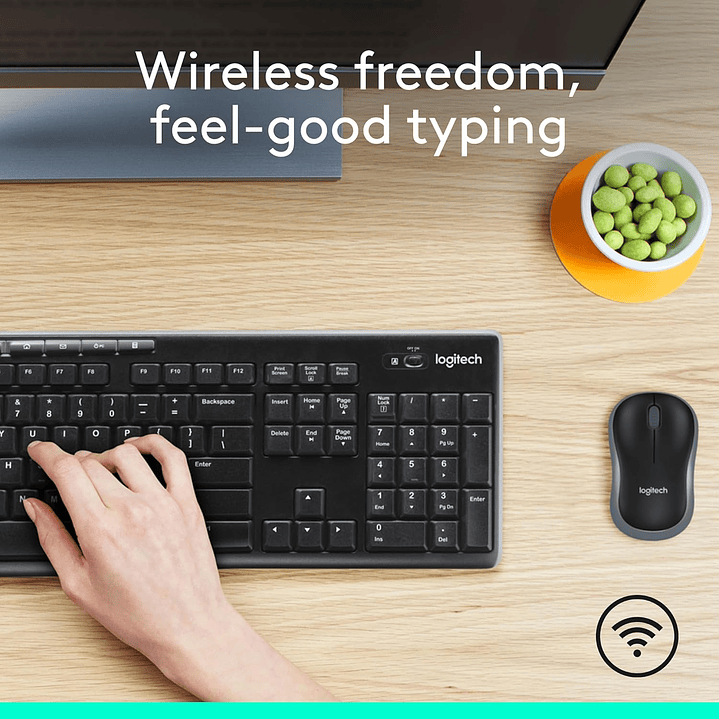 Logitech Wireless Teclado e Mouse MK270 2