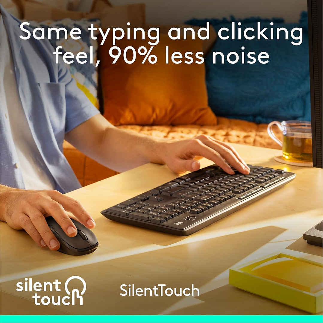 Logitech Wireless Teclado e Mouse MK295 2