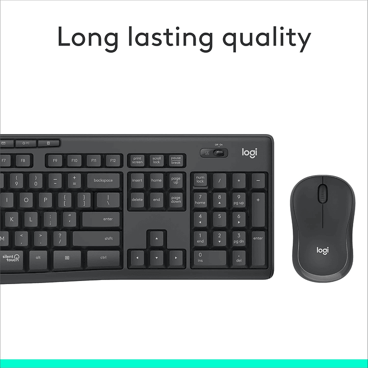 Logitech Wireless Teclado e Mouse MK295 5